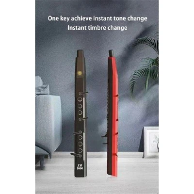 What is the difference between an electric wind instrument and a traditional wind instrument (e.g. saxophone, flute)?